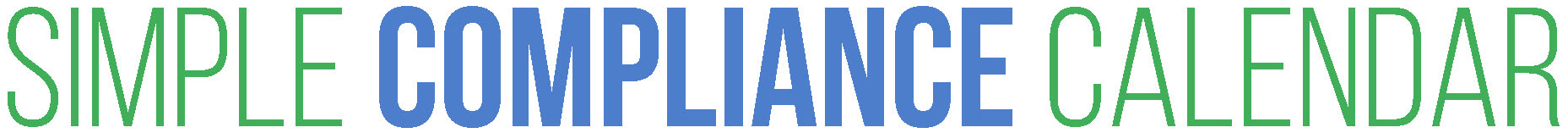 SimpleComplianceCalendar