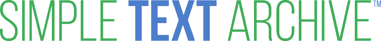 Simple Text Archive